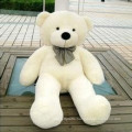 Plush Toy in Mom and Baby Bear Shape white color